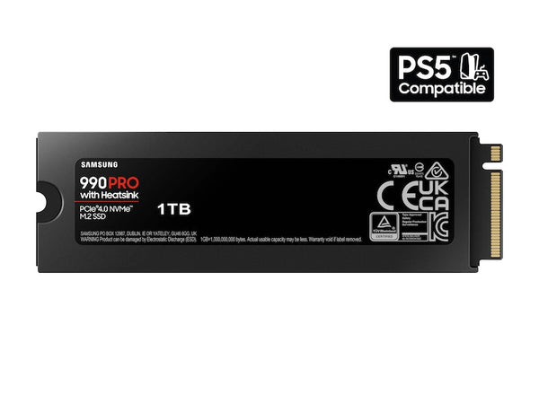 Samsung 990 PRO w/ Heatsink PCIe®4.0 NVMe™ SSD 1TB