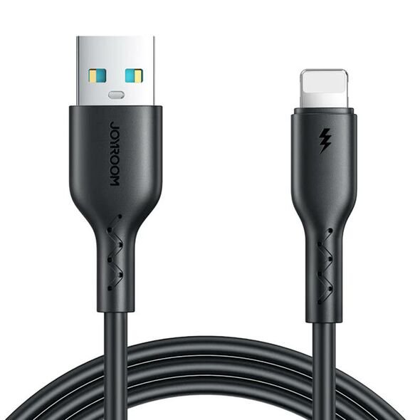 Joyroom SA26-AL3 Flash-Charge Series 3A Fast Charging Data Cable (USB-A To Lightning) 1m-Black