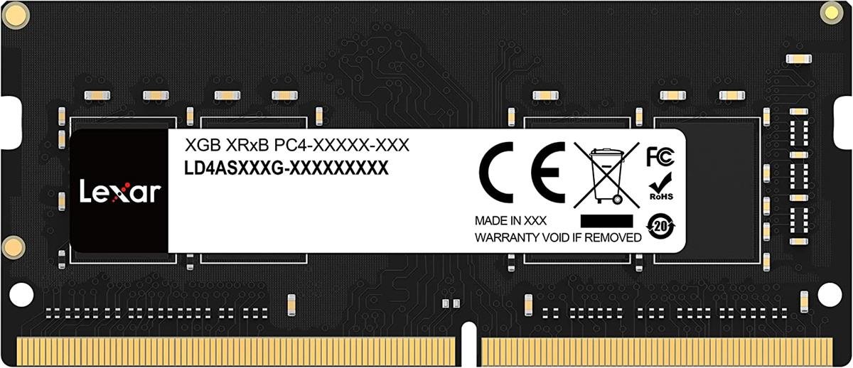 Lexar 32GB DDR4 3200MHz SO-DIMM Laptop Ram